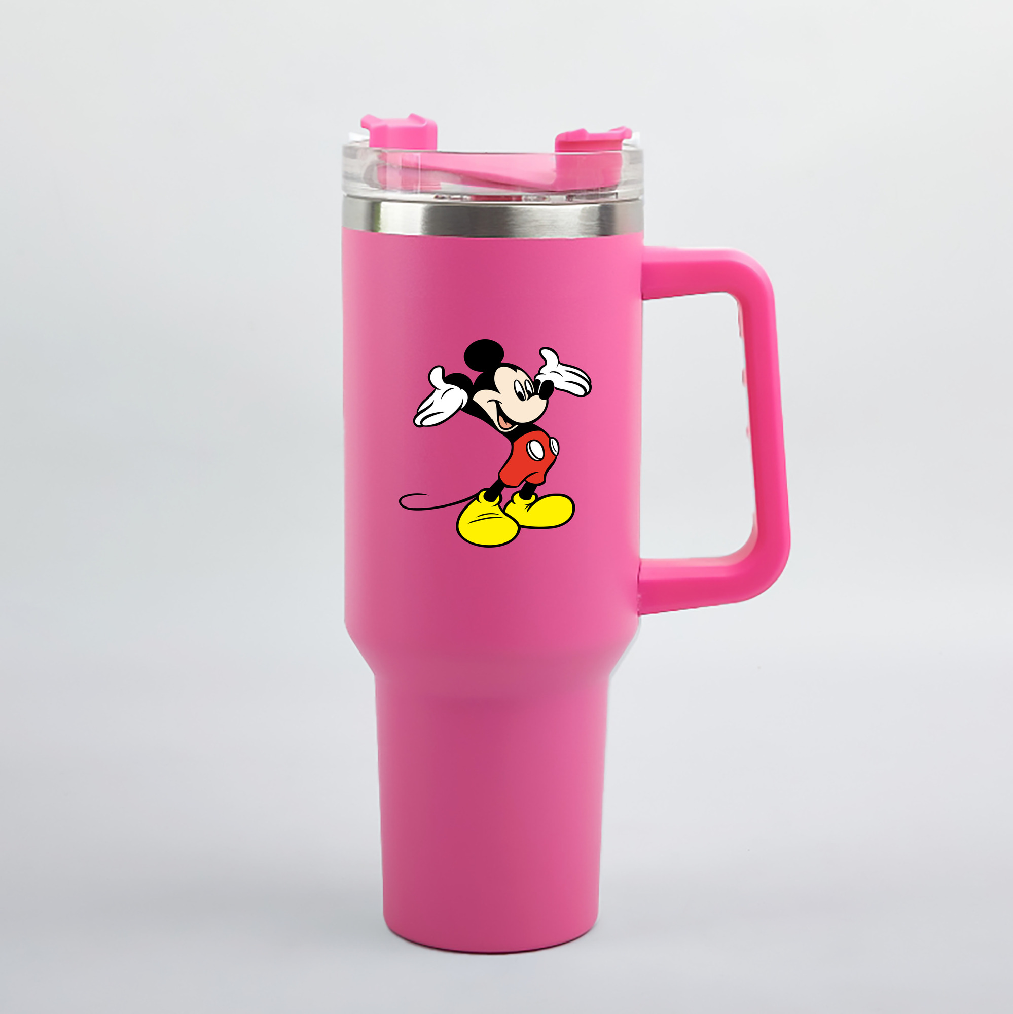 （画像用） ミッキーマウス Mickey Mouse 1200mL車用タンブラー（カラープリント）